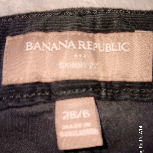 Banana Republic, Corduroy Pants, Black Size 6/28 - Picture 3 of 8